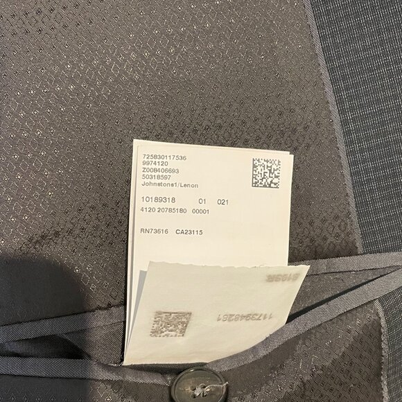 Hugo Boss 2-Piece Suit 40L (40R) Blue/Grey - Picture 9 of 13